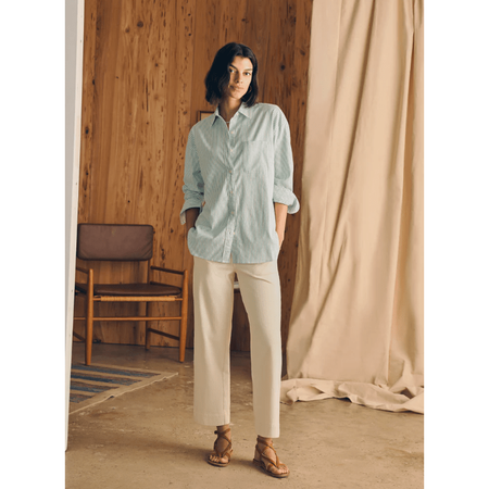 Faherty Stretch Oxford Relaxed Shirt Shirts & Tops Parts and Labour Hood River Oregon Clothing Store