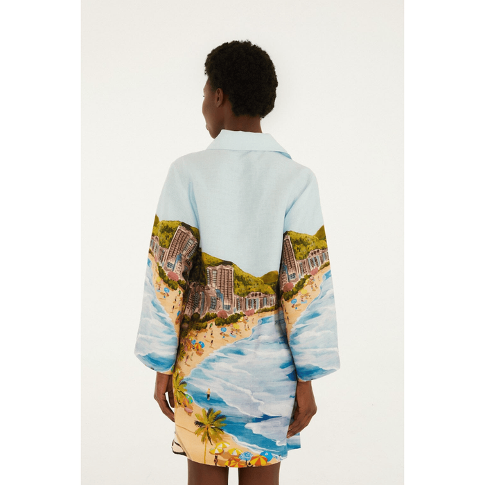 Farm Rio Multicolor Copacabana Beach Long Sleeve Kimono Dresses & Jumpsuits Parts and Labour Hood River Oregon Clothing Store
