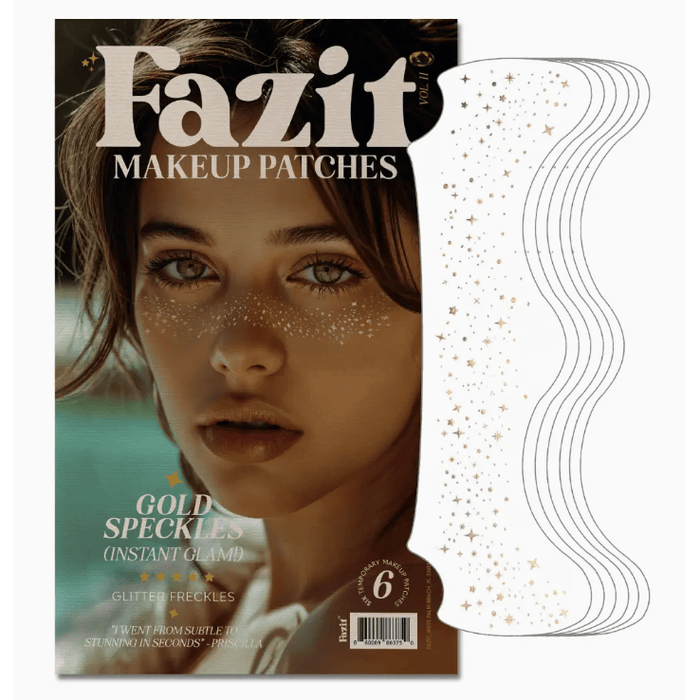 Fazit Gold Glitter Freckles Makeup Patches Accessories Parts and Labour Hood River Oregon Clothing Store