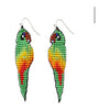 FOSTERIE Green parrot earrings green Jewelry Parts and Labour Hood River Oregon Clothing Store