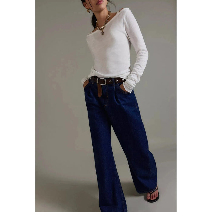 Free People Alia Wide-Leg Jeans Denim Parts and Labour Hood River Oregon Clothing Store