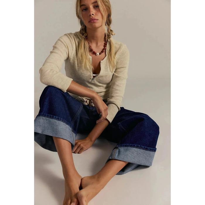 Free People Alia Wide-Leg Jeans Denim Parts and Labour Hood River Oregon Clothing Store