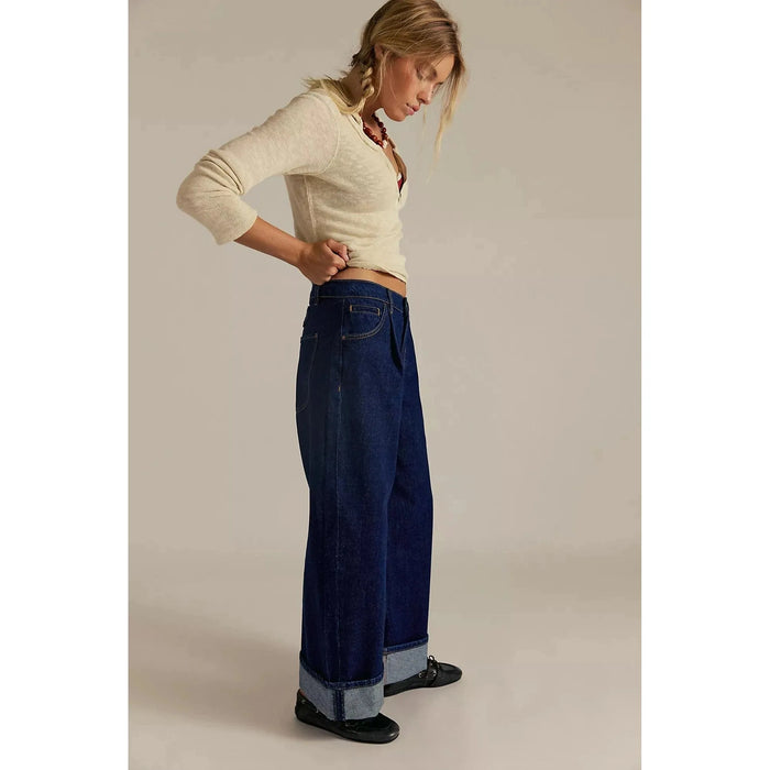 Free People Alia Wide-Leg Jeans Denim Parts and Labour Hood River Oregon Clothing Store