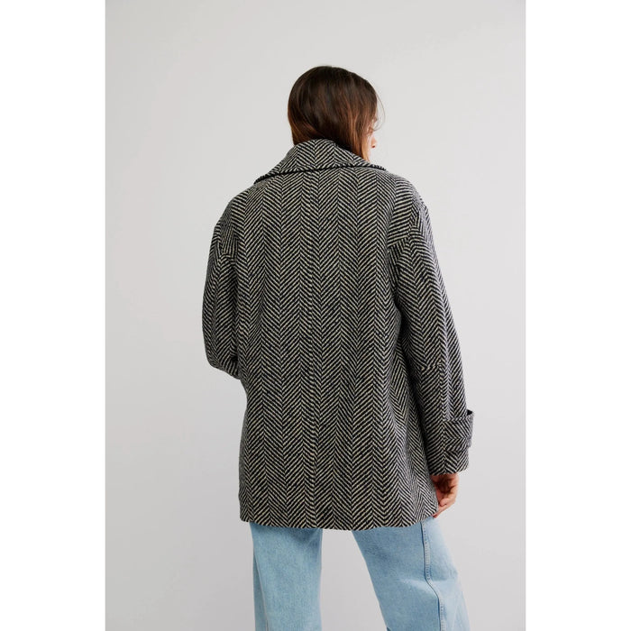 Free People Ari Wool Peacoat Coats & Jackets Parts and Labour Hood River Oregon Clothing Store
