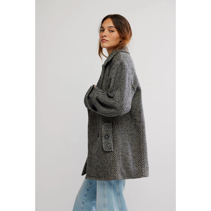 Free People Ari Wool Peacoat Coats & Jackets Parts and Labour Hood River Oregon Clothing Store