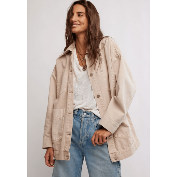 Free People Avery Denim Jacket Coats & Jackets Parts and Labour Hood River Oregon Clothing Store