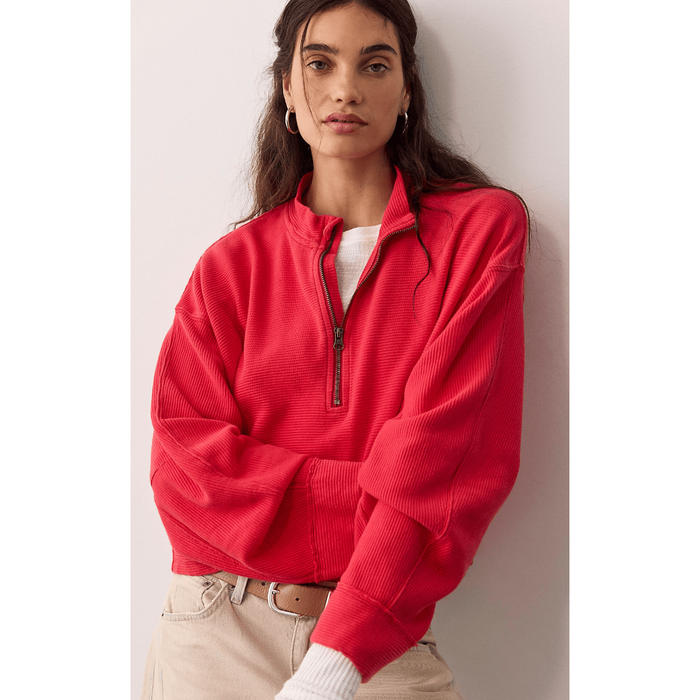 Free People Celeste Quarterzip Shirts & Tops Parts and Labour Hood River Oregon Clothing Store