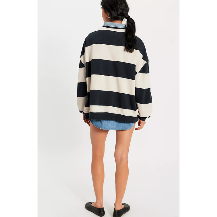 Free People Classic Striped Oversized Crewneck Shirts & Tops Parts and Labour Hood River Oregon Clothing Store
