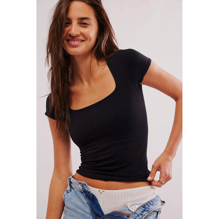 Free People Clean Lines Baby Tee Shirts & Tops Parts and Labour Hood River Oregon Clothing Store