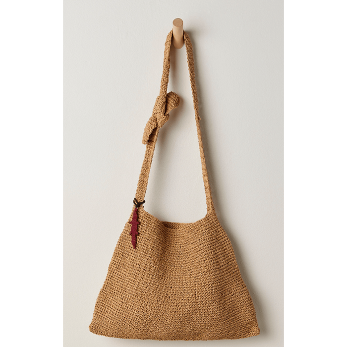 Free People Coastal Crush Straw Tote Natural Accessories Parts and Labour Hood River Oregon Clothing Store