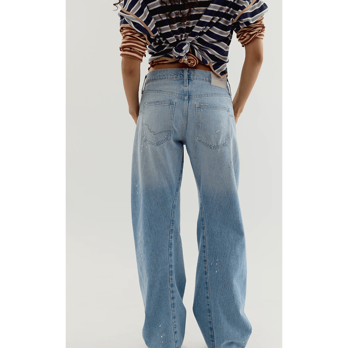 Free People Fable Low-Rise Twisted Bow Jeans Bottoms Parts and Labour Hood River Oregon Clothing Store