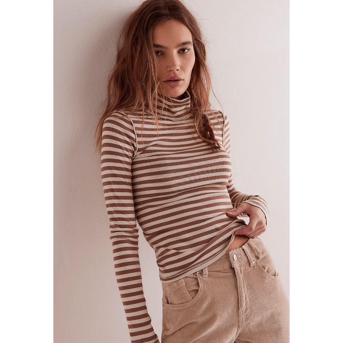 Free People Good Good Stripe Turtleneck Shirts & Tops Parts and Labour Hood River Oregon Clothing Store