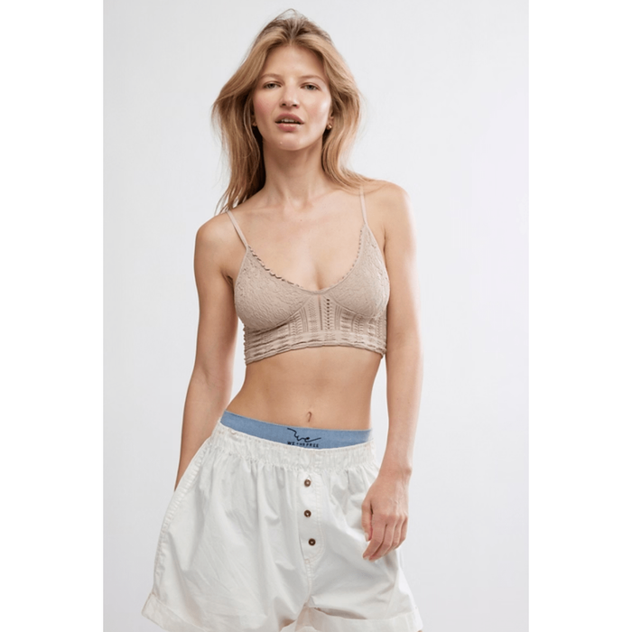 Free People Heirloom Seamless Bralette Mushroom / XS/S Accessories Parts and Labour Hood River Oregon Clothing Store