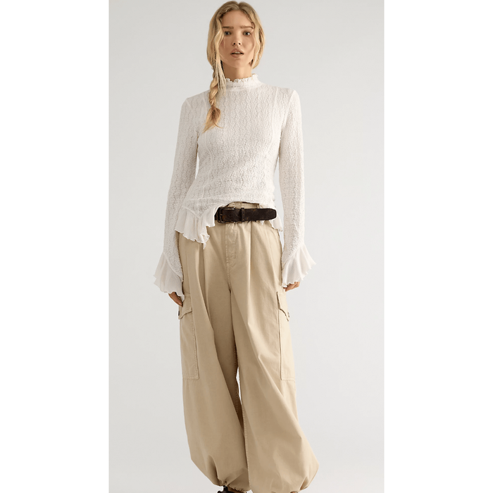 Free People Hope Long Sleeve Blouse Shirts & Tops Parts and Labour Hood River Oregon Clothing Store
