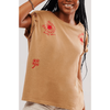 Free People Horsin' Around Tee Brown Combo Horseshoe / S Shirts & Tops Parts and Labour Hood River Oregon Clothing Store