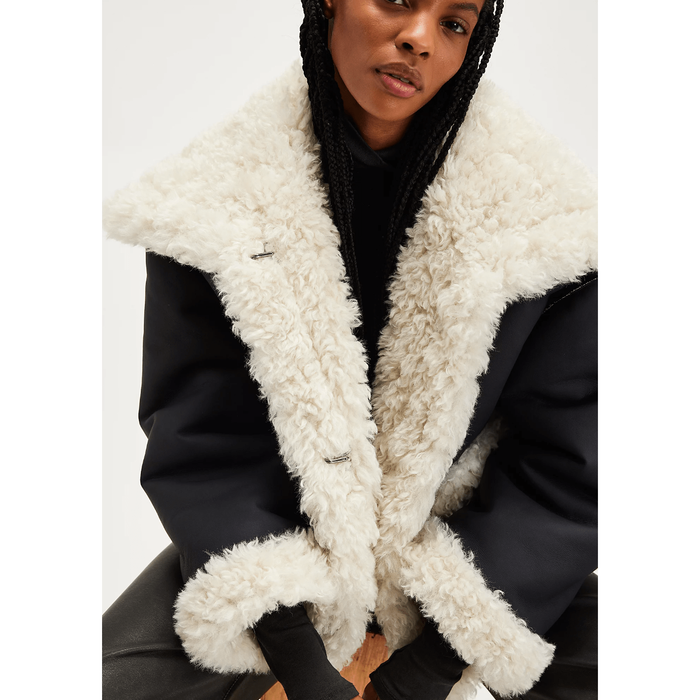 Free People Kiki Sherpa Jacket Coats & Jackets Parts and Labour Hood River Oregon Clothing Store