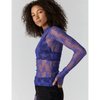 Free People Lady Lux Layering Top Blue Beam / XS Shirts & Tops Parts and Labour Hood River Oregon Clothing Store