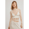 Free People Lady Lux Layering Top Evening Creme / XS Shirts & Tops Parts and Labour Hood River Oregon Clothing Store