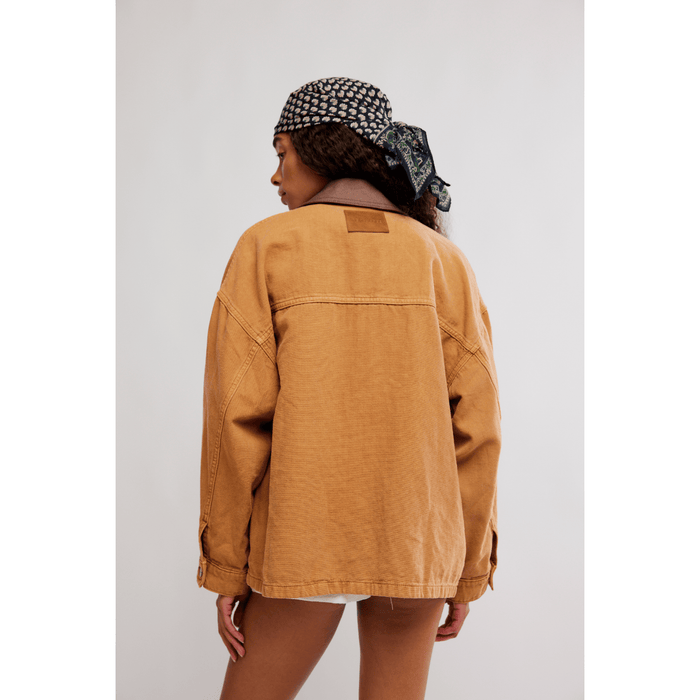 Free People Lemon Denim Jacket Coats & Jackets Parts and Labour Hood River Oregon Clothing Store