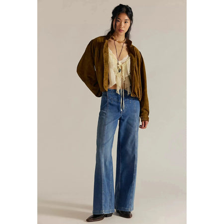 Free People Libre Wide-Leg Jeans Denim Parts and Labour Hood River Oregon Clothing Store