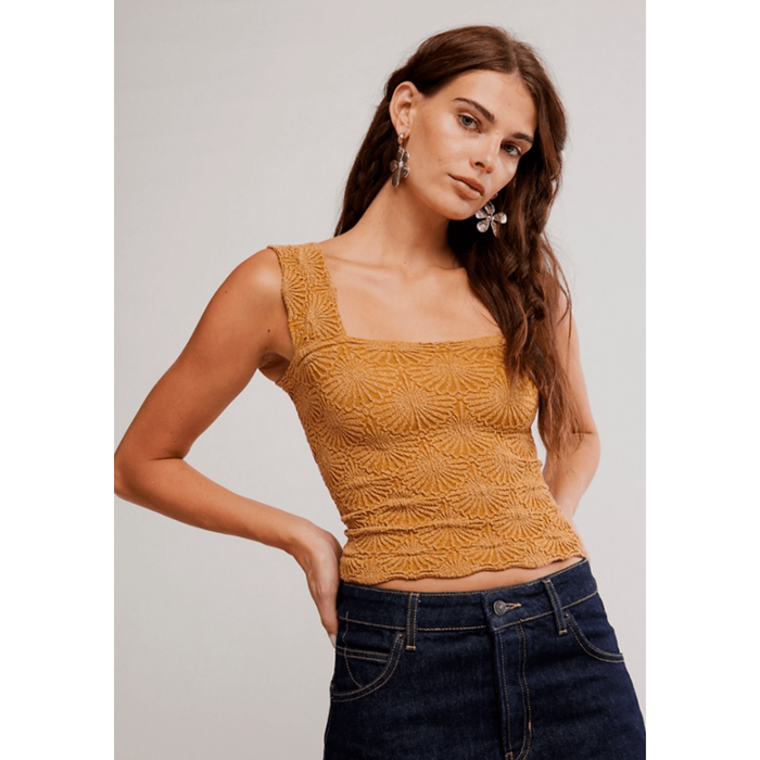Free People Love Letter Cami Bronzer / XS/S Shirts & Tops Parts and Labour Hood River Oregon Clothing Store