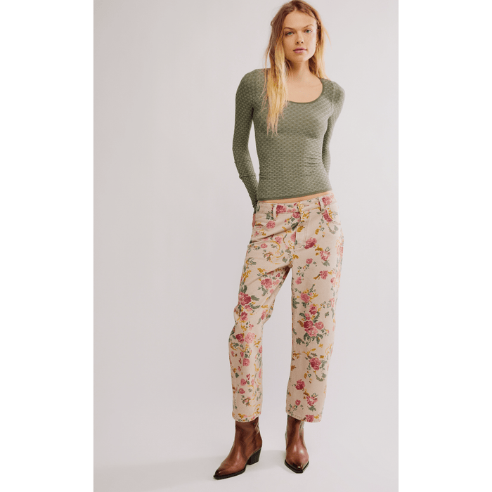 Free People Love Letter Long Sleeve Shirts & Tops Parts and Labour Hood River Oregon Clothing Store