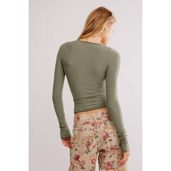 Free People Love Letter Long Sleeve Shirts & Tops Parts and Labour Hood River Oregon Clothing Store