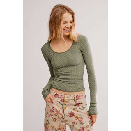 Free People Love Letter Long Sleeve Shirts & Tops Parts and Labour Hood River Oregon Clothing Store