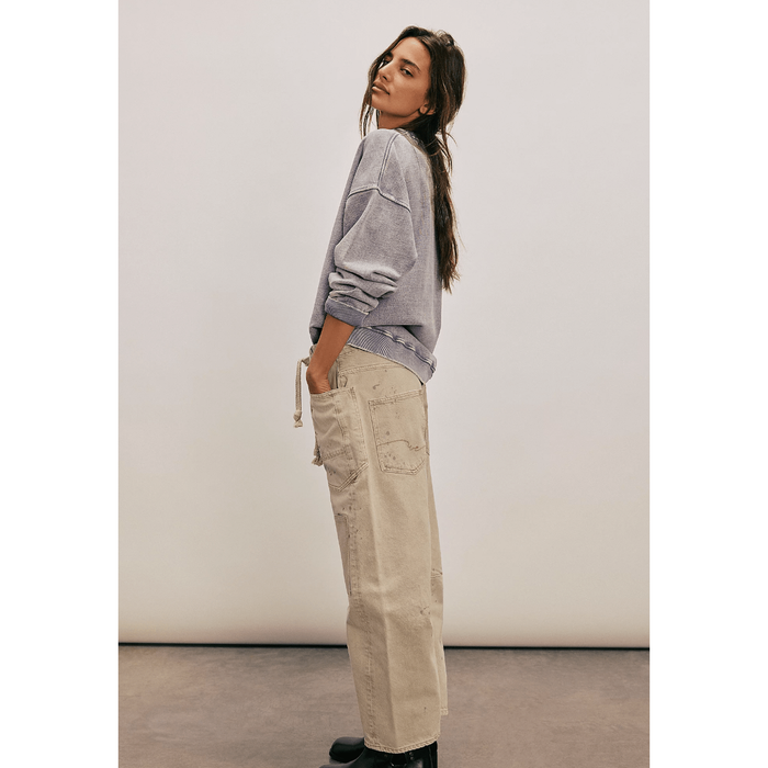 Free People Moxie Pull-On Barrel Jeans Bottoms Parts and Labour Hood River Oregon Clothing Store