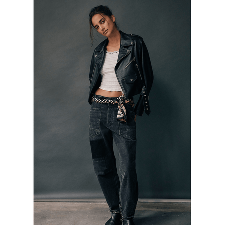 Free People Moxie Pull-On Barrel Jeans Bottoms Parts and Labour Hood River Oregon Clothing Store