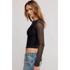 Free People Night Mode Layering Tee Shirts & Tops Parts and Labour Hood River Oregon Clothing Store