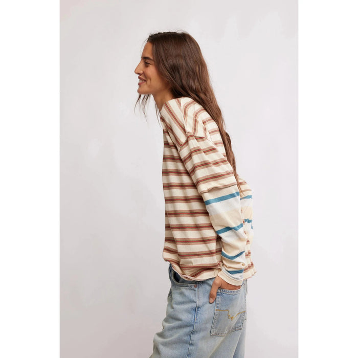 Free People Nina Long Sleeve Tee Shirts & Tops Parts and Labour Hood River Oregon Clothing Store