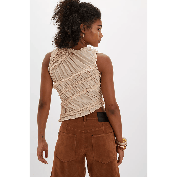 Free People Pink Sands Smocked Top Shirts & Tops Parts and Labour Hood River Oregon Clothing Store