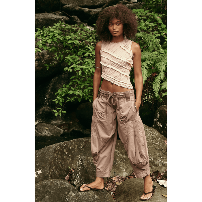 Free People Pink Sands Smocked Top Shirts & Tops Parts and Labour Hood River Oregon Clothing Store