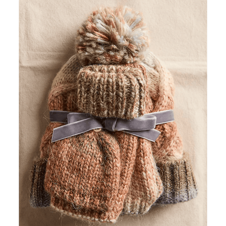 Free People Rainbow Run Hat + Glove Set Blue Combo Accessories Parts and Labour Hood River Oregon Clothing Store