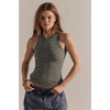 Free People So Soft Seamless Modal Stripe Tank Black and White Combo / XS/S Shirts & Tops Parts and Labour Hood River Oregon Clothing Store