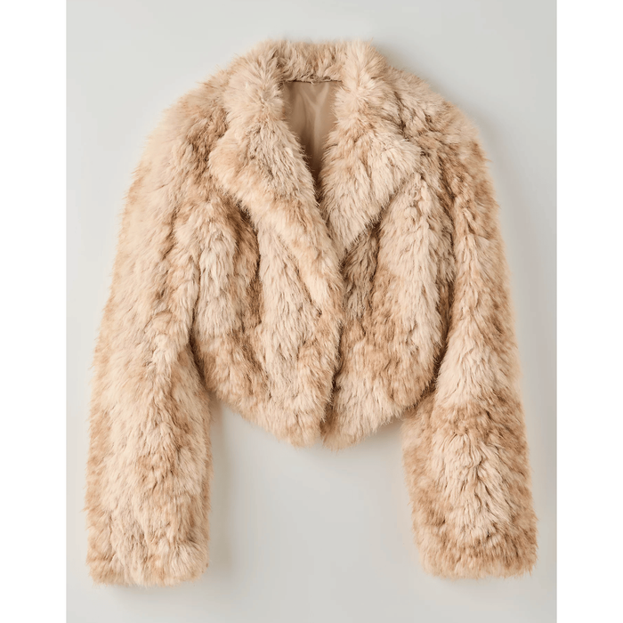 Free People Supernova Cropped Faux Fur Jacket Coats & Jackets Parts and Labour Hood River Oregon Clothing Store