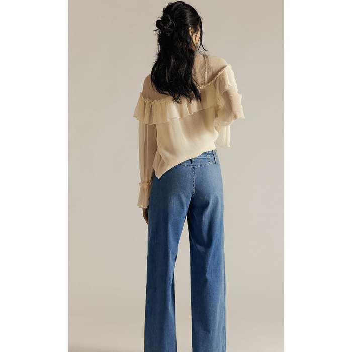 Free People We The Free Libre Wide Leg Jean Denim Parts and Labour Hood River Oregon Clothing Store