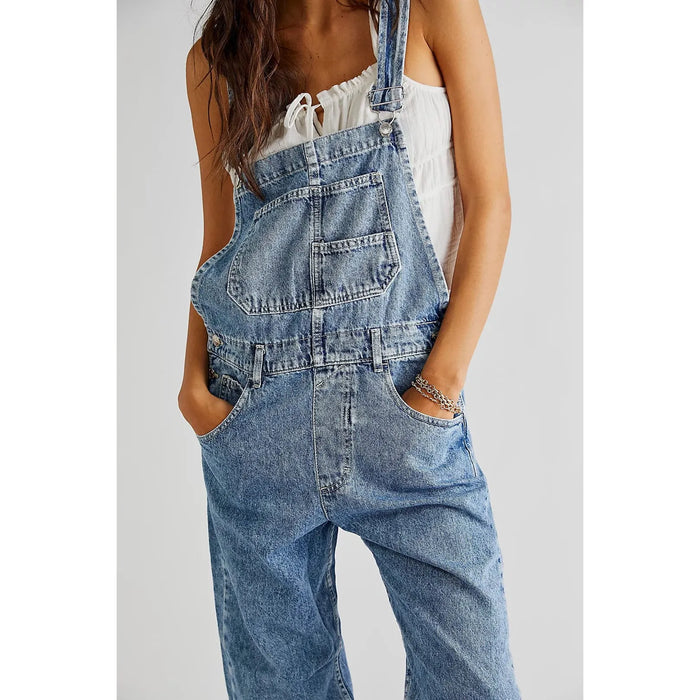 Free People We The Free Ziggy Denim Overalls Apparel & Accessories Parts and Labour Hood River Oregon Clothing Store