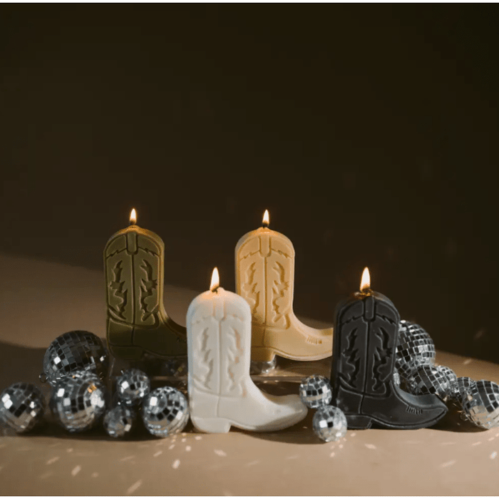 gold + ivy Cowboy Boot Candle Accessories Parts and Labour Hood River Oregon Clothing Store
