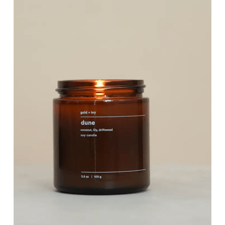gold + ivy Mini Soy Candle Apothecary Parts and Labour Hood River Oregon Clothing Store
