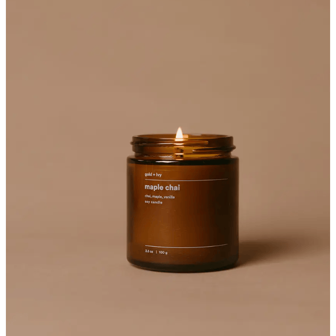gold + ivy Mini Soy Candle Apothecary Parts and Labour Hood River Oregon Clothing Store