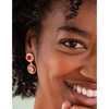 Ink + Alloy Betty Semi-Precious Mixed Stone Enamel Earrings Accessories Parts and Labour Hood River Oregon Clothing Store