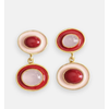 Ink + Alloy Betty Semi-Precious Mixed Stone Enamel Earrings Accessories Parts and Labour Hood River Oregon Clothing Store