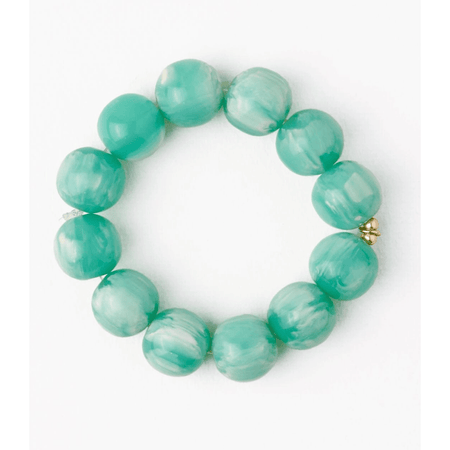 Ink + Alloy Cece Large Resin Bead Bracelet Aqua Accessories Parts and Labour Hood River Oregon Clothing Store
