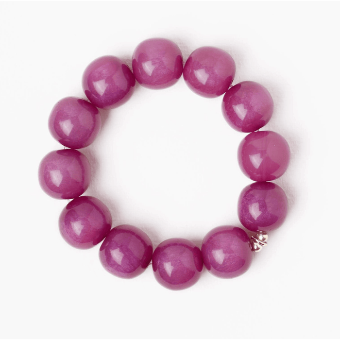 Ink + Alloy Cece Large Resin Bead Bracelet Purple Accessories Parts and Labour Hood River Oregon Clothing Store