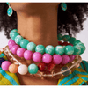 Ink + Alloy Iris Large Resin Bead Necklace Accessories Parts and Labour Hood River Oregon Clothing Store