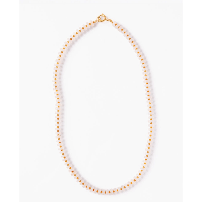 Ink + Alloy Vivianne Rose Quartz Necklace Accessories Parts and Labour Hood River Oregon Clothing Store
