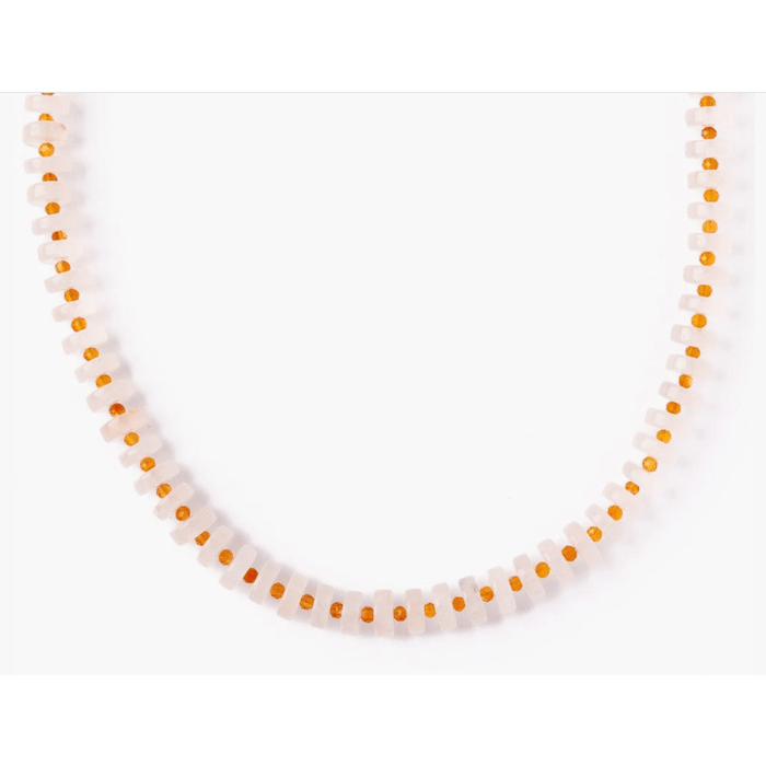Ink + Alloy Vivianne Rose Quartz Necklace Accessories Parts and Labour Hood River Oregon Clothing Store