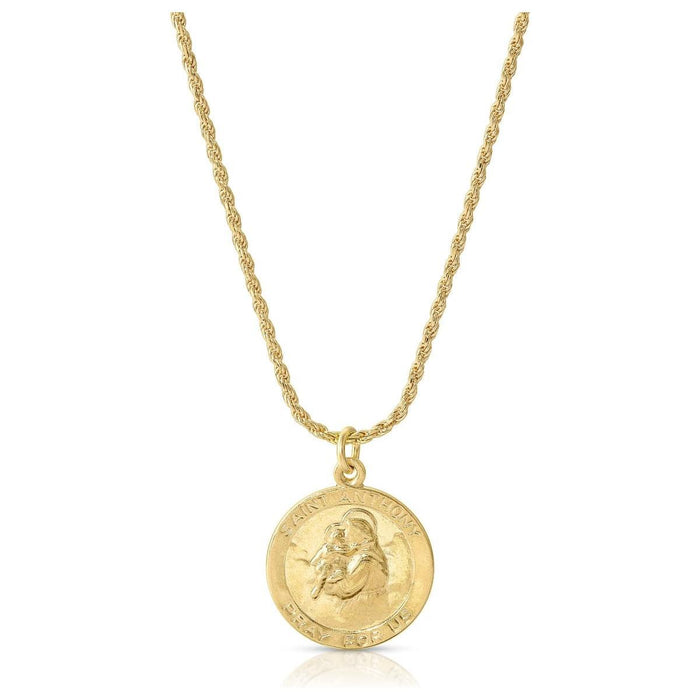 Joy Dravecky Jewelry Gold-Filled St. Anthony Necklace Jewelry Parts and Labour Hood River Oregon Clothing Store